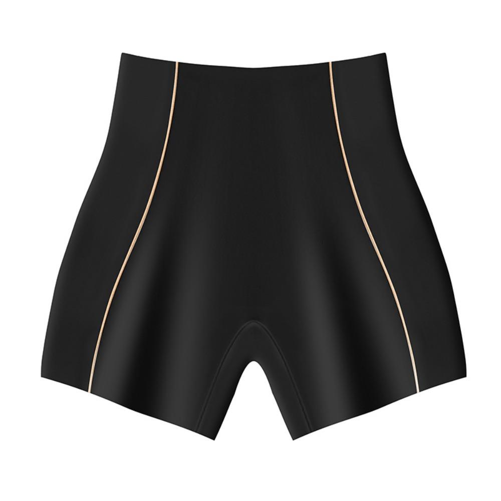 

Антибликовое корректирующее белье с высокой талией для живота, бесшовное моделирующее белье, нижнее белье для контроля живота, женское L чёрный