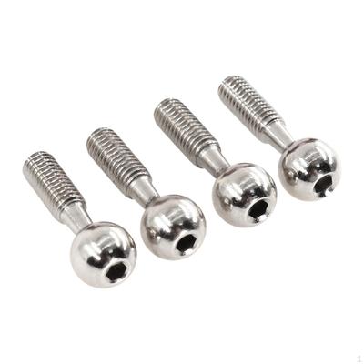 4 Pieces Metal Ball Head Screws Fixing Easy Installation DIY Kit Professional RC Spherical