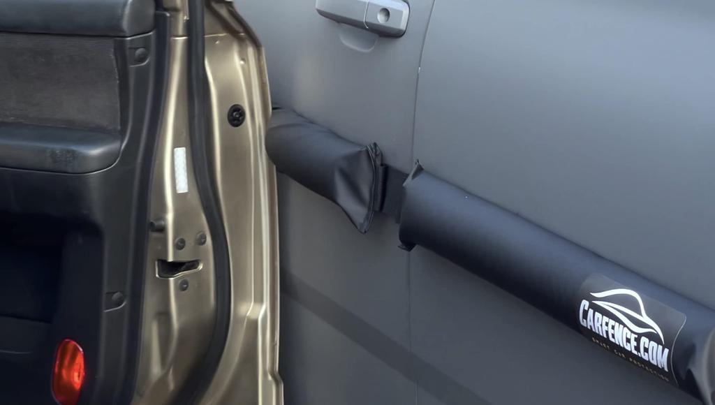 HRX Glass Car Door Dent Protectors Removable Soft Cushion Magnetic Door Car Door Dent Bumper and Scratch Protectors Prevents and Dents (2-Door Pack) -