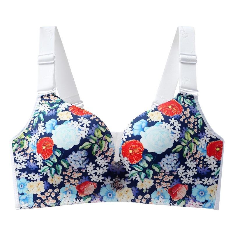 Seamless Bra Women's Soft Support Gathering Bra Collection of Accessory Breasts Anti Sagging Thin Bra