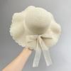 Summer Straw Wide Brim Hat With Foldable Design For Beach And Sun Protection