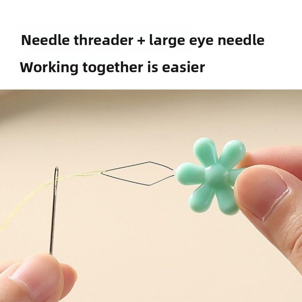 Portable Mini Sewing Box Set Dopamine Home Sewing Box Magnetic Needle Thread Box  Family