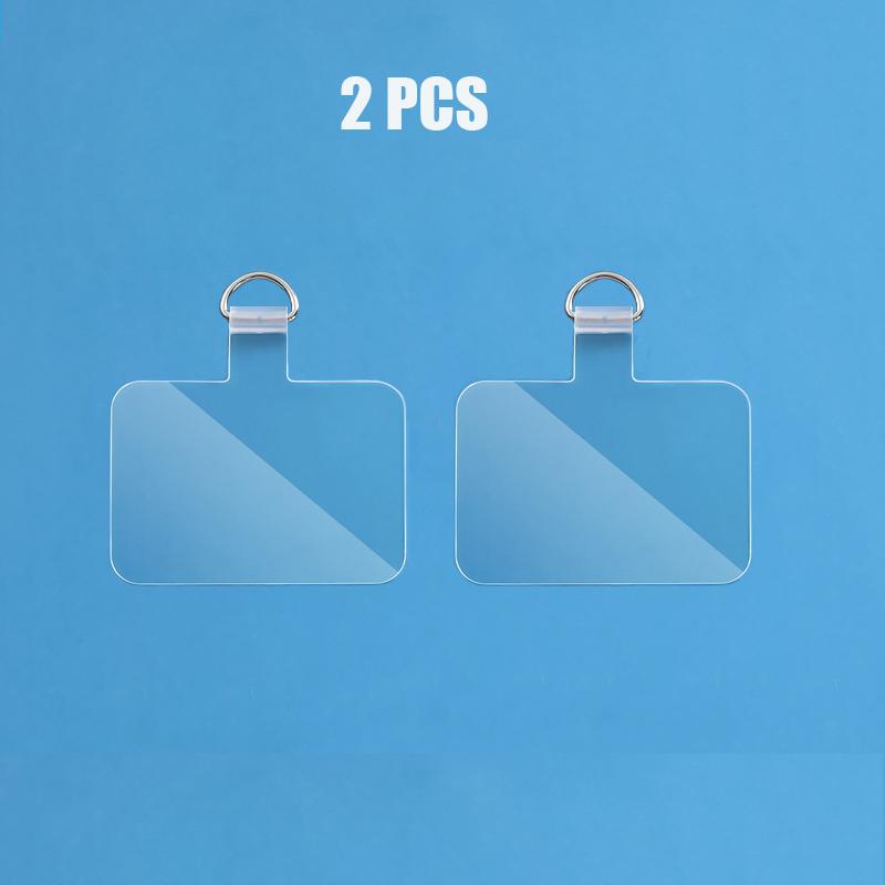 Universal Mobile Phone Anti-lost Lanyard Card Gasket Transparent Tpu Detachable Phone Hanging Cord Strap Patch Tether Pad