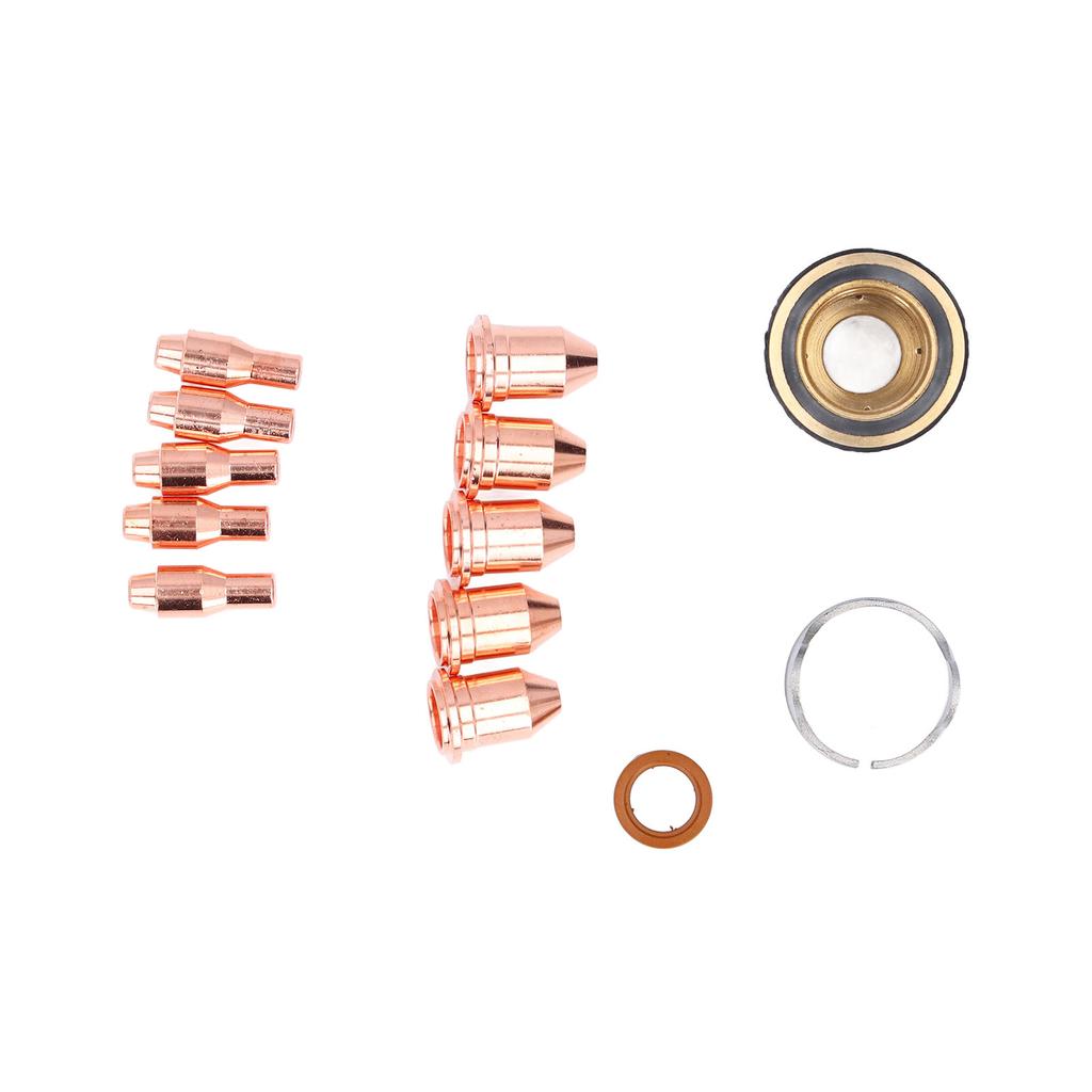 13Pcs Plasma Cutting Torch Consumables Set Accurate Tip Electrode for IPT45 Cutter Equipment