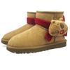 UGG CLASSIC MINI Sheepskin Thermal Abrasion Resistant Short Snow Boots Women's Light Brown 1016222-CHE(Team40-)