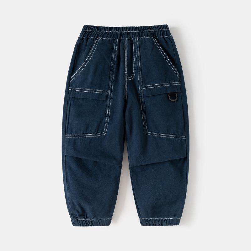 Kinderoveralls 2025 Herbst neue Mode Kinderbekleidung Jungen Koreanische Version Webhosen Baby Ausländischer Stil Hosen