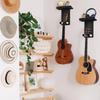 Nástěnný držák na nástroje z masivního dřeva: Stojan na kytaru, ukulele, erhu