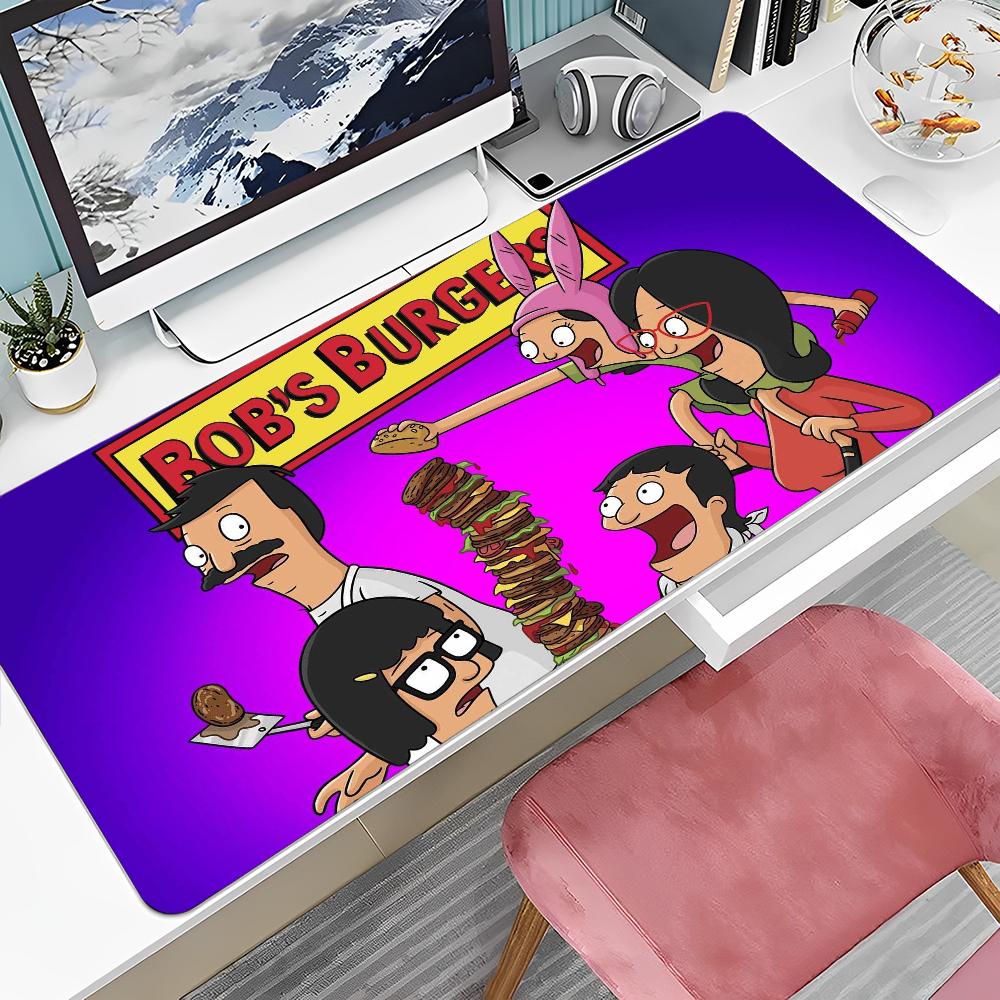 B-Bobs Cartoon B-Burgers Mousepad Large XXL Thickened Mouse Pad Oversized Gaming Keyboard Notebook Table Mat