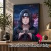 Personalized Itachi Uchiha Diamond Art Custom Name 5D Diamond Painting Full Drill DIY Craft