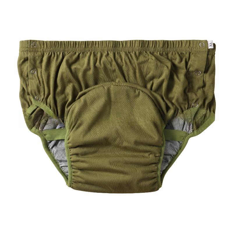Reusable Washable Adult Incontinence Pants Pure Cotton Waterproof Leakproof Diaper Cover Briefs
