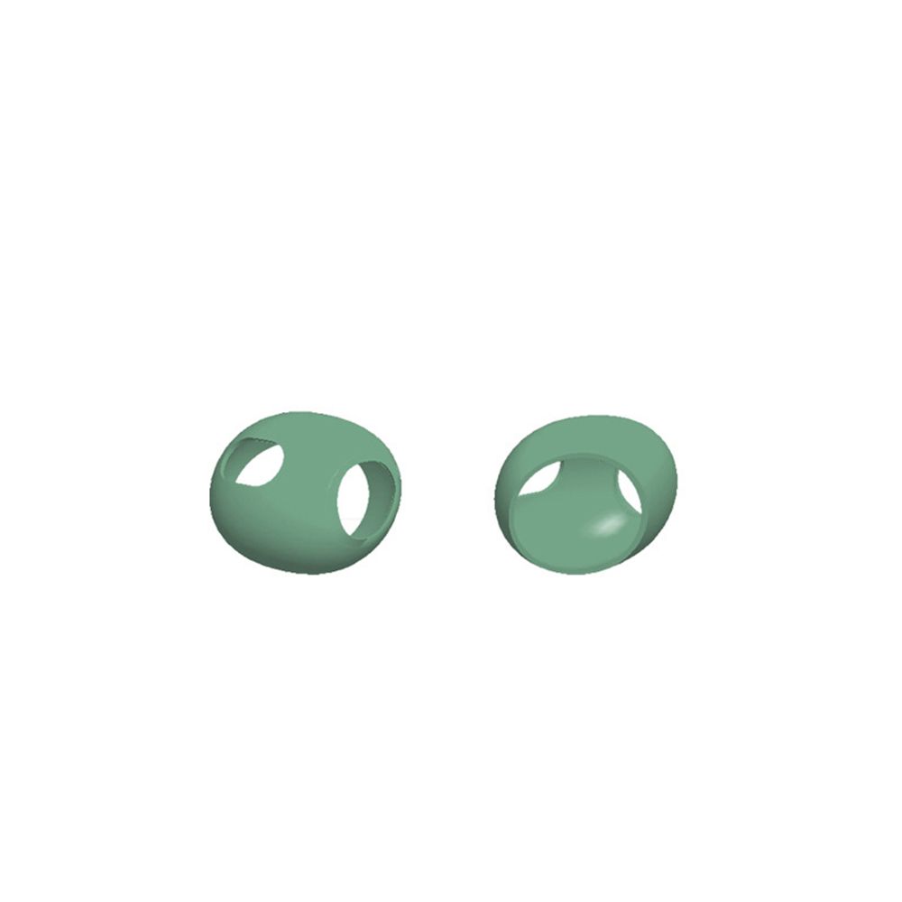 

2pcs/1pair Ultra Thin Replacement Protective Earbuds Eartips Ear Cover Silicone For AirPods 3 зелений