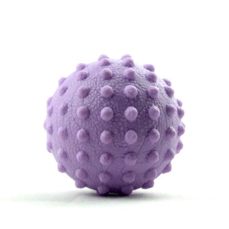 Langlebiger TPE-Massageball mit Stacheln, Triggerpunkt, Sport, Fitness, Hand- und Fußschmerzlinderung, Plantarfasziitis-Linderung, Igel, 4,5 cm große Bälle