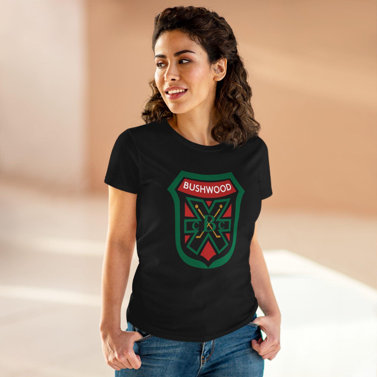 Caddyshack Golf Bushwood Country Club Women s Black T-Shirt Size S to 2XL S