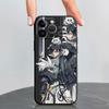 Black Soft Phone Case For Iphone 11 13 Pro 14 Pro Max Se 12 Mini Xs X 8 Plus 7 6s Xr 13pro 11 Pro Coque Jujutsu Kaisen Cover