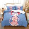3D Printed Miss Kobayashis Dragon Maid Kanna Comfortable Duvet Quilt Cover Pillowcase Bedding Set Children Bedroom Home Textile