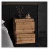 Loft Bedside Cabinet 40 Cm Oak Wotan Large Bedside Table Nakastlik For Bedroom
