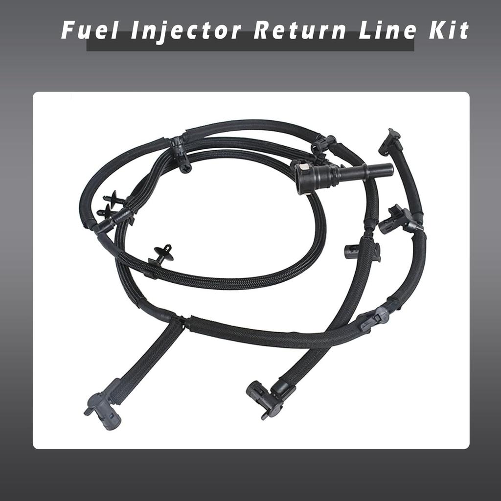 Waltyotur Kraftstoffeinspritzventil Rücklaufleitungssatz BC3Z9A564B Ersatz für F-250 F-350 F-450 F-550 6.7L Super Duty 2011-2016