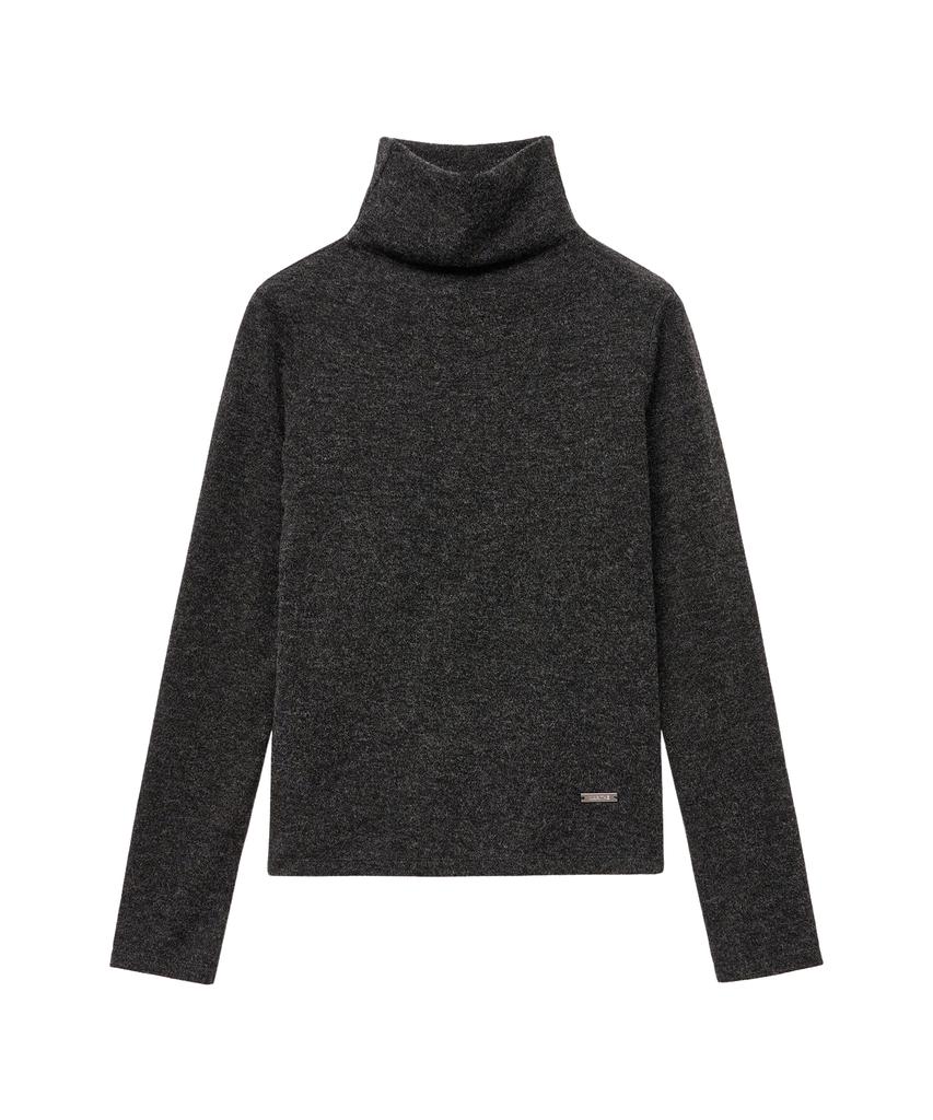 Malittepeulangsowajeobeo W Warm Touch Turtle Neck Long Sleeve Black