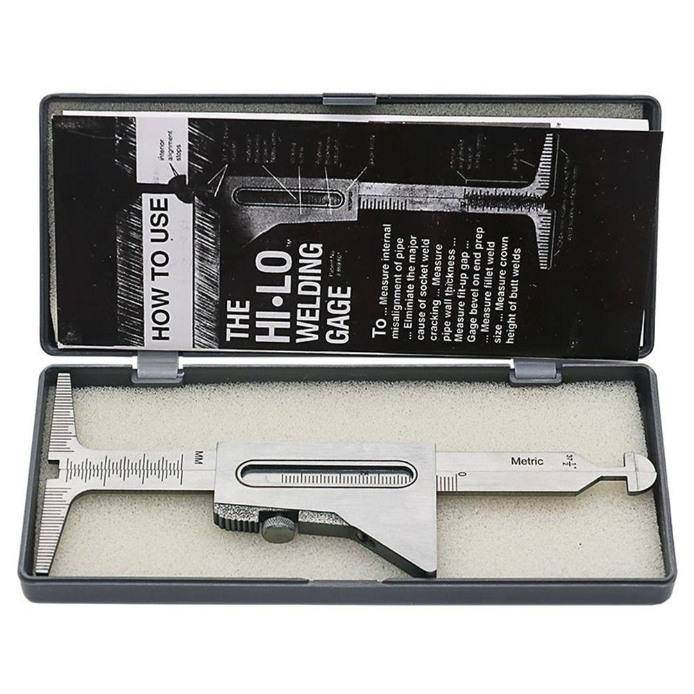Inch a metrický test měření potrubí z nerezové oceli Test Hi Lo Welding Gauge Weld