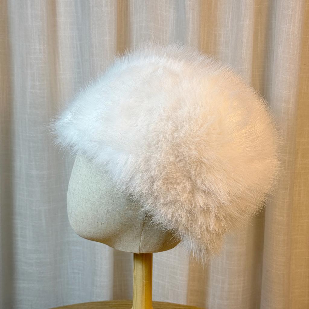 New Flat top Plush Bucket Hat for Women Cross Neck Gaiter Set Fashionable Cold Proof Warm Hat Autumn and Winter