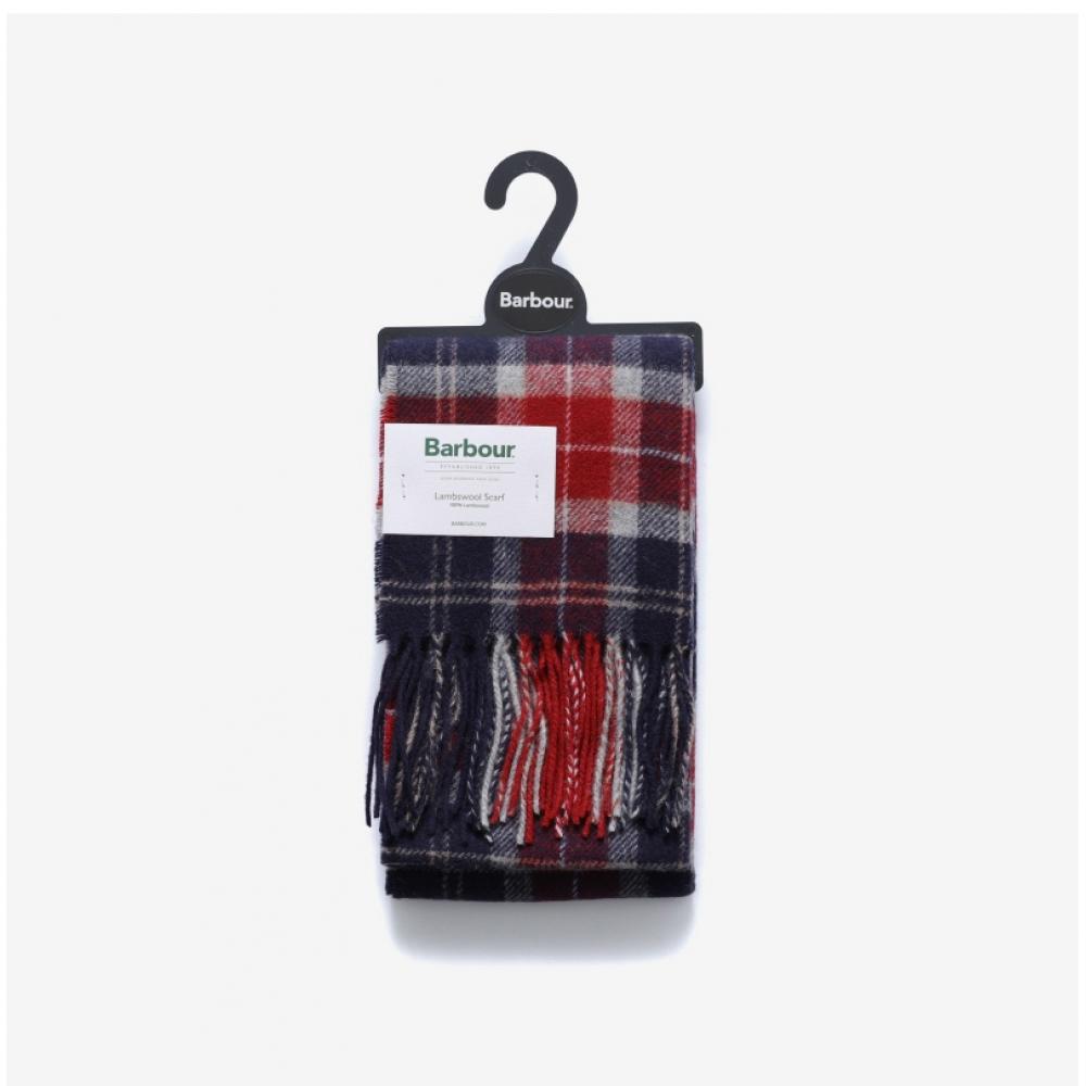 Barbour Usc0001 Re75 Tartan Check Fringe Muffler