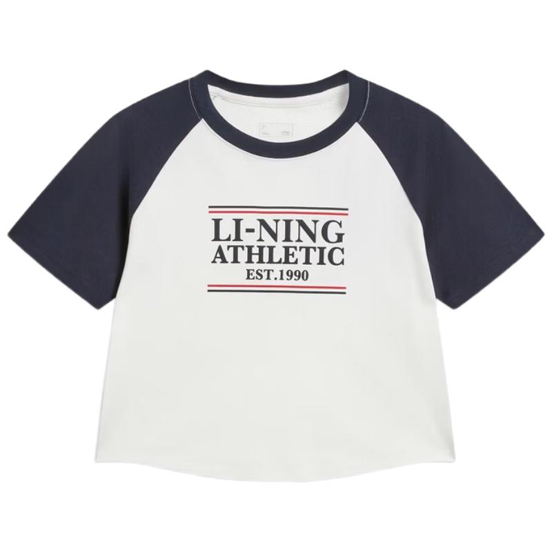 

Женская футболка Li-Ning 2026 Весна/Лето с эффектом льда, круглым вырезом и коротким рукавом XL