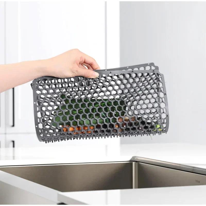 Silikon Spülbeckenschutz, Matte für den Spülboden, Spülbeckeneinsatz, Rutschfest, Hitzebeständig Geschirr-Abtropfmatten, Küchenzubehör