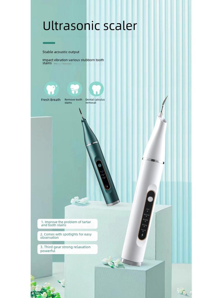 Ultrasonic Pet Electric Tooth Cleaner for Tartar Removal and Oral Care