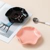 Beautiful Flower Shape Spoon Stand Durable Ceramic Spoon Stand Holder For Kitchen Count Decoration