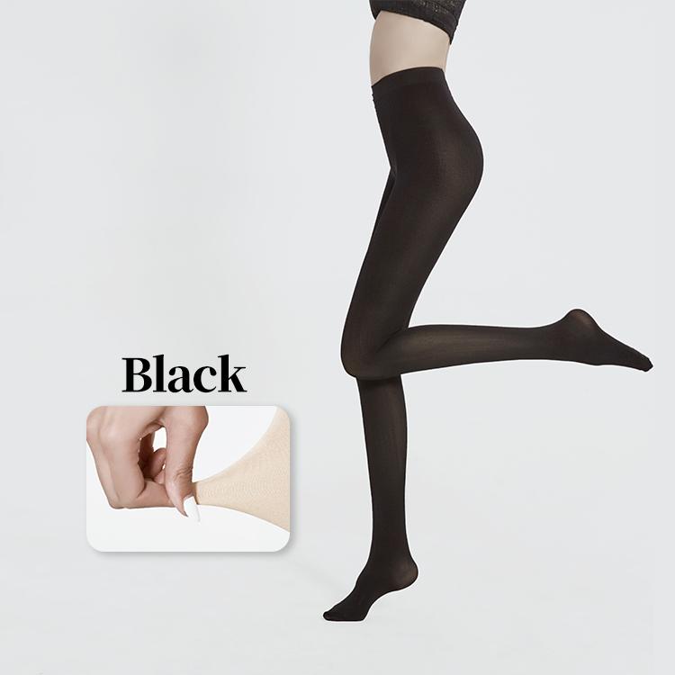 Seamless Knitted Fleece Compression Tights Transparent Opaque Polyester Elastane Anti-Bacterial Breathable Nylon Drop Shipping One Size