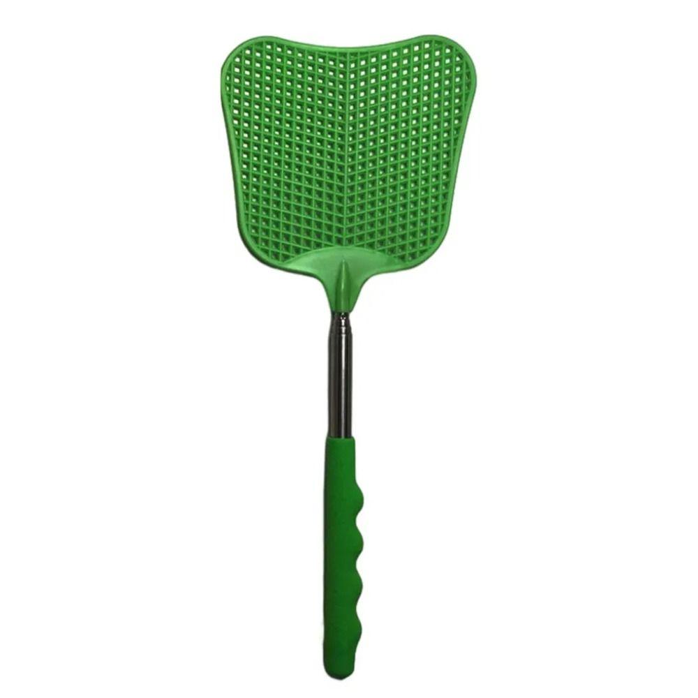 

Telescopic Fly Swatter PE Plastic Flies Trap Home Kitchen Tool Fly Killer Home зелений