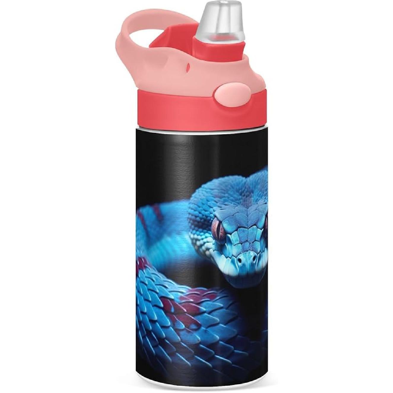 

Kigai Детская бутылка для воды с черно-белым коровьим принтом, с крышкой-поилкой, вакуумная, из нержавеющей стали, с двойными стенками, герметичная, дорожная кружка-термос для девочек A9