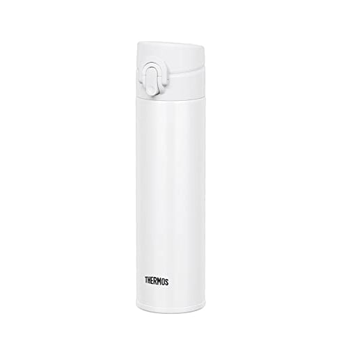 THERMOS Vacuum Insulated Mobile Mug JNI-403 [One-touch open type] 0.4L (Matte White)