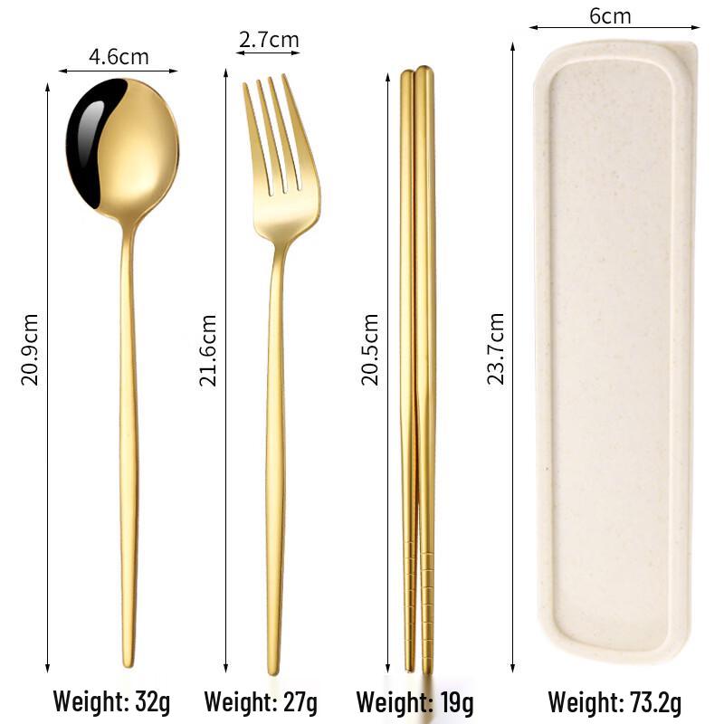 Abay Portable Stainless Steel Cutlery Set