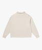 GOALSTUDIO Emblem Over Fit Collared Sweat-Oatmeal