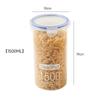Transparent Food-Grade Jars for Grains, Cereals, Snacks, Tea, and Dry Goods Storage