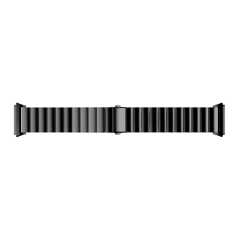 

316 Stainless Steel Solid Chain Watch Strap Replacement for Fibit Ionic Black
