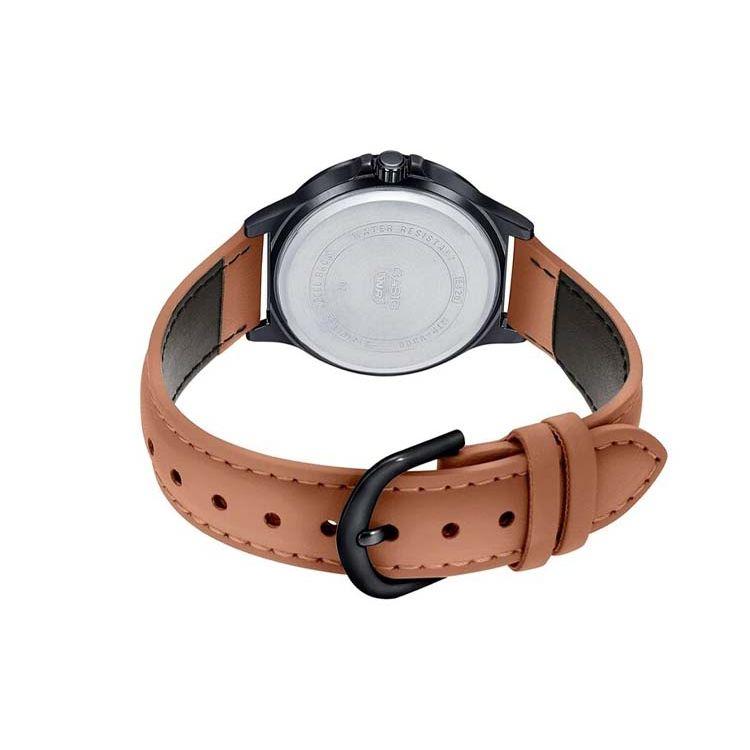 Casio Standard Series Classic Minimalist Elegant Fashion Quartz Movement Leather Strap Watch Men Watches Brown MTP-V300BL-5A