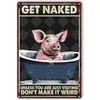 Vintage Metal Tin Sign Plaque for Garage Bar Wall Decor