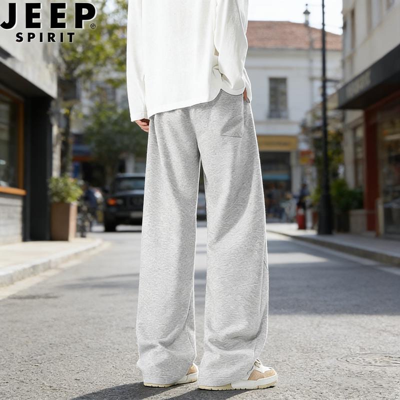 JEEP SPIRIT Men's Loose Straight Cargo Pants