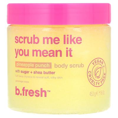 Body Scrub With Sugar And Shea Butter, Pineapple Punch, 453G (16Oz)