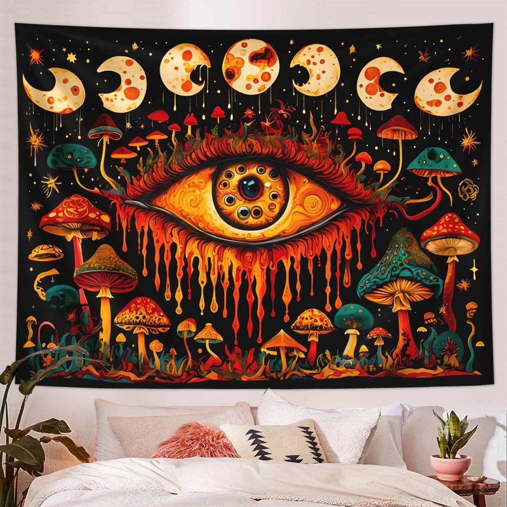 VIKAMA Bohemian Style Vintage Tapestry Ethnic Style Mandala Wall Decoration Tapestry For Living Room Backdrop
