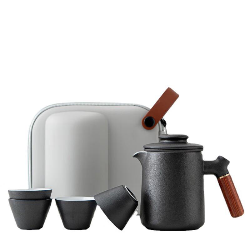 Zhuijia Portable Ceramic Kung Fu Travel Tea Set