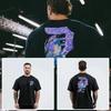 2024 Gym Fitness T-shirt Loose Oversized Cotton Men Short Sleeves Bodybuilding Sports Tees Summer Training Workout Jogging Tops