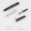 Smooth Writing Click Fountain Pen EF/F Nib Plastic Pen Stylish Ink Converter Pen  Writing Supplies
