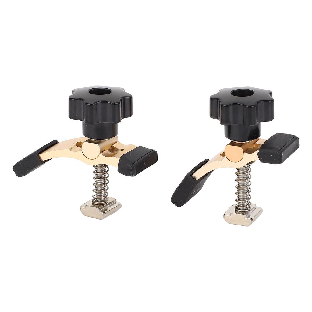 2PCS T Track Hold Down Clamps Aluminum Alloy Press Plate Clamp for CNC Router Engraving Machine