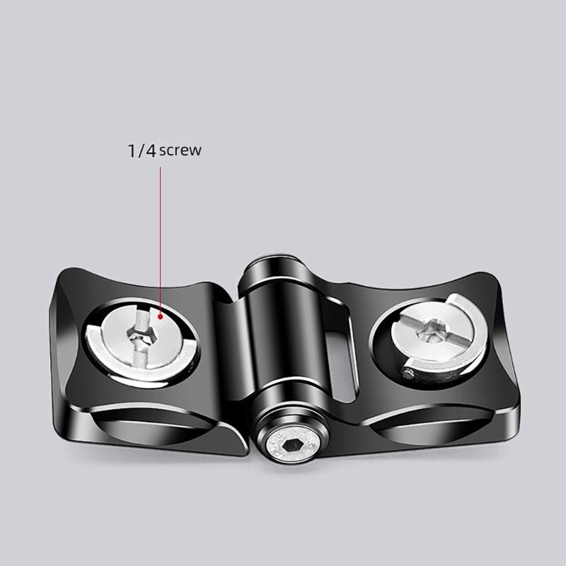 Quick Aluminum L Bracket Vertical Horizontal Switching Quick Release Plate for Gimbals and Tripod Monopod