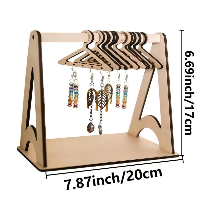 Earring Display Stand—Mini Hanging Rack, Jewelry Showcase, Small Earring Organizer,Hanging-Style Display Stand,Desktop Organizer