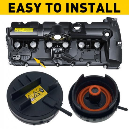 11127552281 PCV Valve Cover Fit BMW 528Xi 328I 328Xi 528I 128I X3 X5 Z4 N52