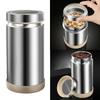 Edelstahl Teebehälter Große Kapazität Grobkörnige Aufbewahrungsbox Versiegelte Teedose für Zuhause & Reise